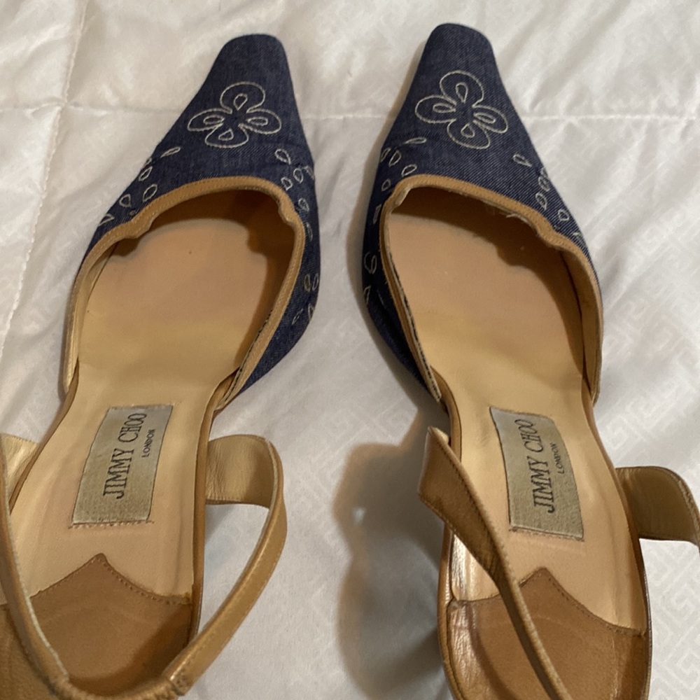🔥 🔥 🔥 denim Jimmy Choo Heels - Picture 11 of 12